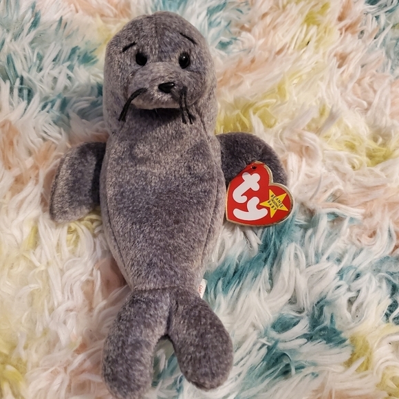 **RETIRED** Ty Beanie Baby: Slippery the Seal - Picture 2 of 6